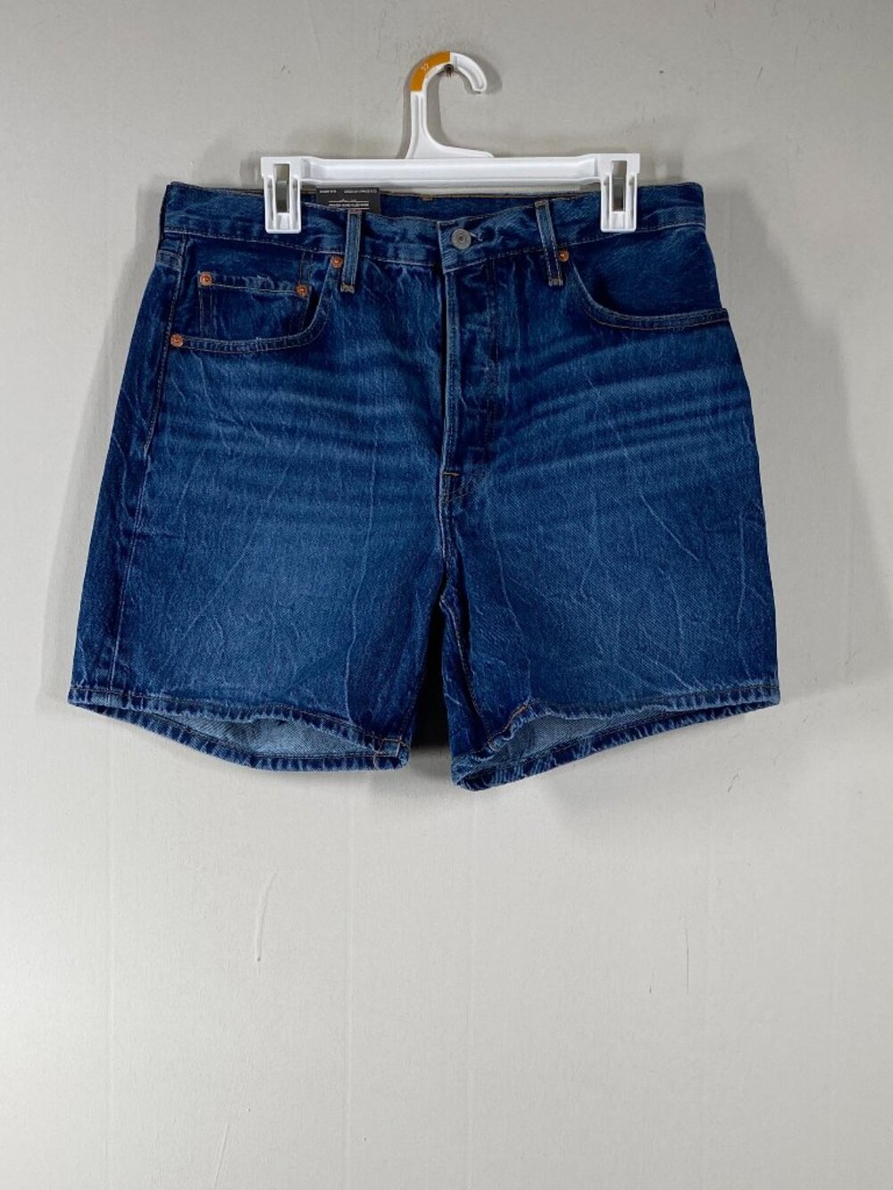 Levi's Premium 501 Denim Jean Shorts Women's 32 High Rise Blue Casual NWT